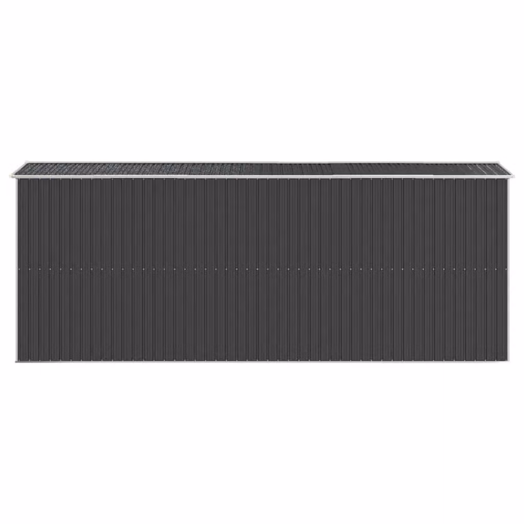 Berkfield Home Anthracite Garden Shed in Galvanised Steel, W/D/H: 192 x 523 x 223 cm – 4
