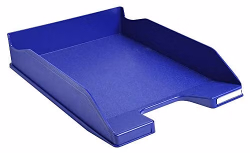 Exacompta Midi Letter Tray Combo in Midnight Blue for A4 Documents
