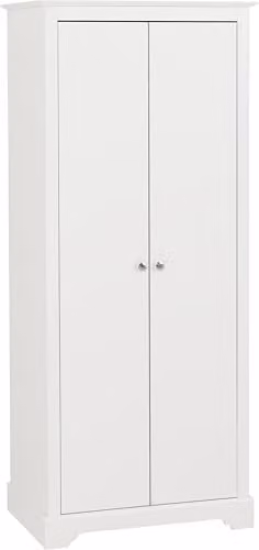 Seconique Stratford 2 Door Wardrobe in White – 1