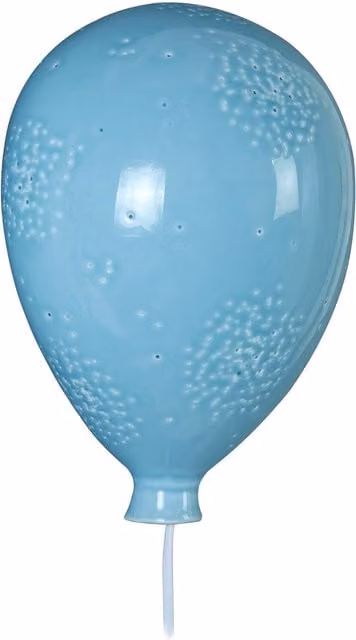 Orsina Blue Ceramic Balloon Wall Night Light for Children
