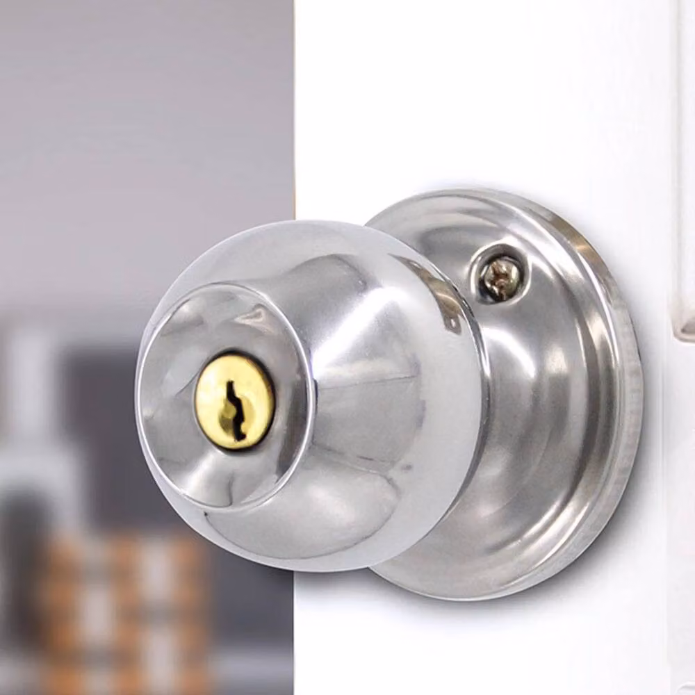 SPETLEK Silver Round Entrance Door Knobs, Diameter: 52 cm – 2