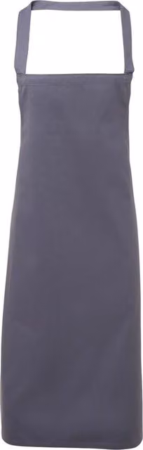 Premier Slim Cotton Workwear Apron in Dark Grey