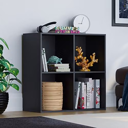 Vida Designs Durham 4 Cube Storage Unit in Black – 2