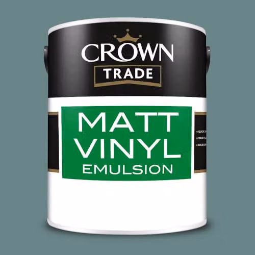 Crown Trade Botany Bay Matt Vinyl Dispersion Paint, Multicolour, 5 l – 2