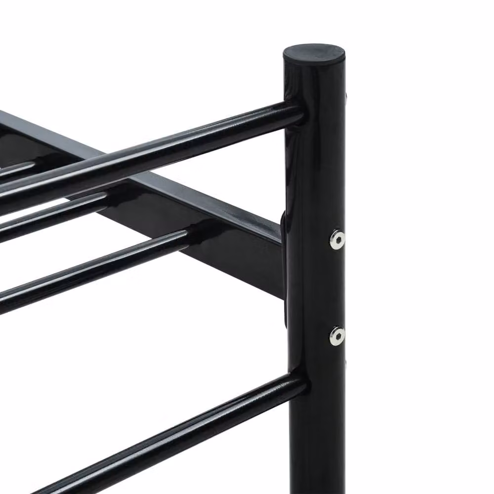 Berkfield Home Super King Metal Bed Frame in Black, 180 x 200 cm – 2