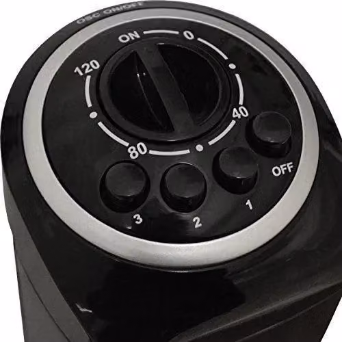 Igenix DF0030BL Oscillating Tower Fan with Timer and Overheat Protection, Black – 3