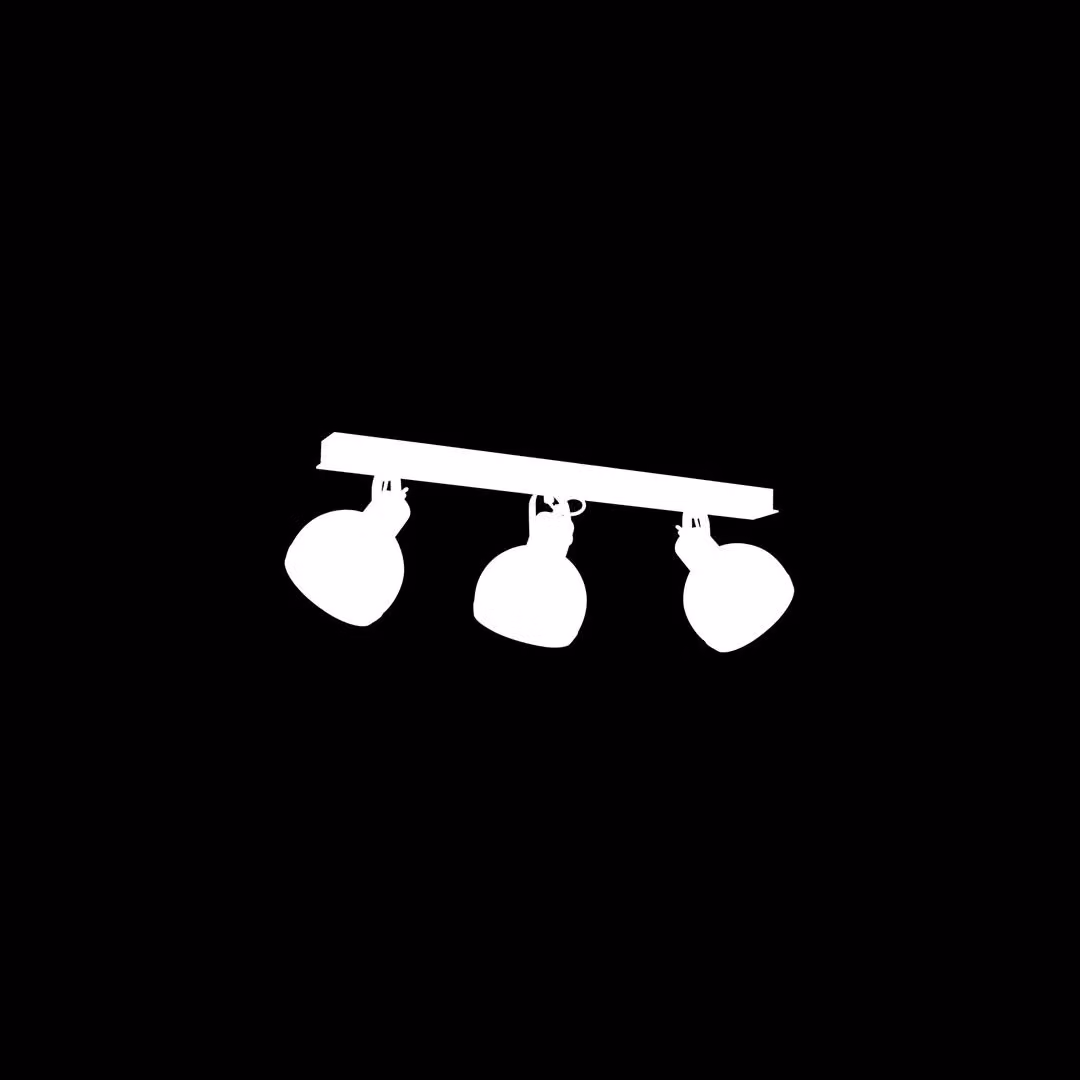 Milagro Pepe LED Ceiling Light in White, IP44 Water Resistant for Indoor and Outdoor Use, Diameter: 39 cm – 3