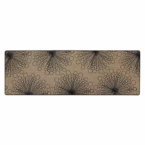JVL Elegance Runner Mat, Dandelion Clock, Beige, W: 50 cm, L: 150 cm – 2