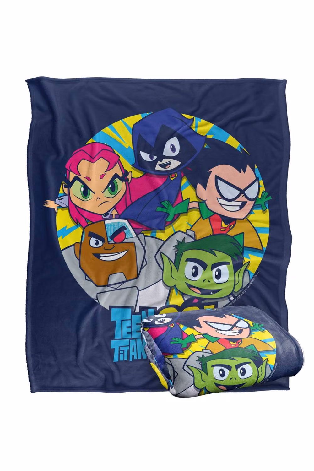 LOGOVISION Teen Titans Go Group Super Soft Silky Touch Fleece Throw Blanket, Multicolour, W: 127.0 cm, H: 152.4 cm – 7