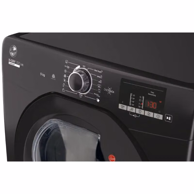 Hoover HLE C9DGB Black 9kg Condenser Tumble Dryer with WiFi and App Control – 2