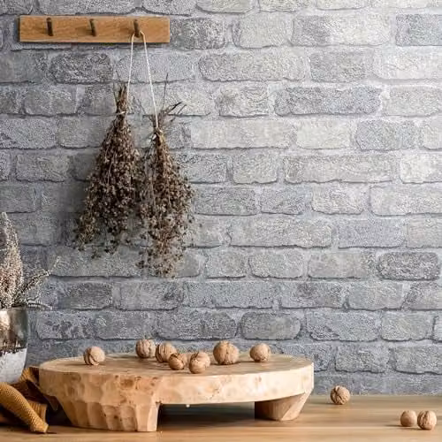 Galerie Grey Stone Look Industrial Effect Non-Woven Wallpaper – 2