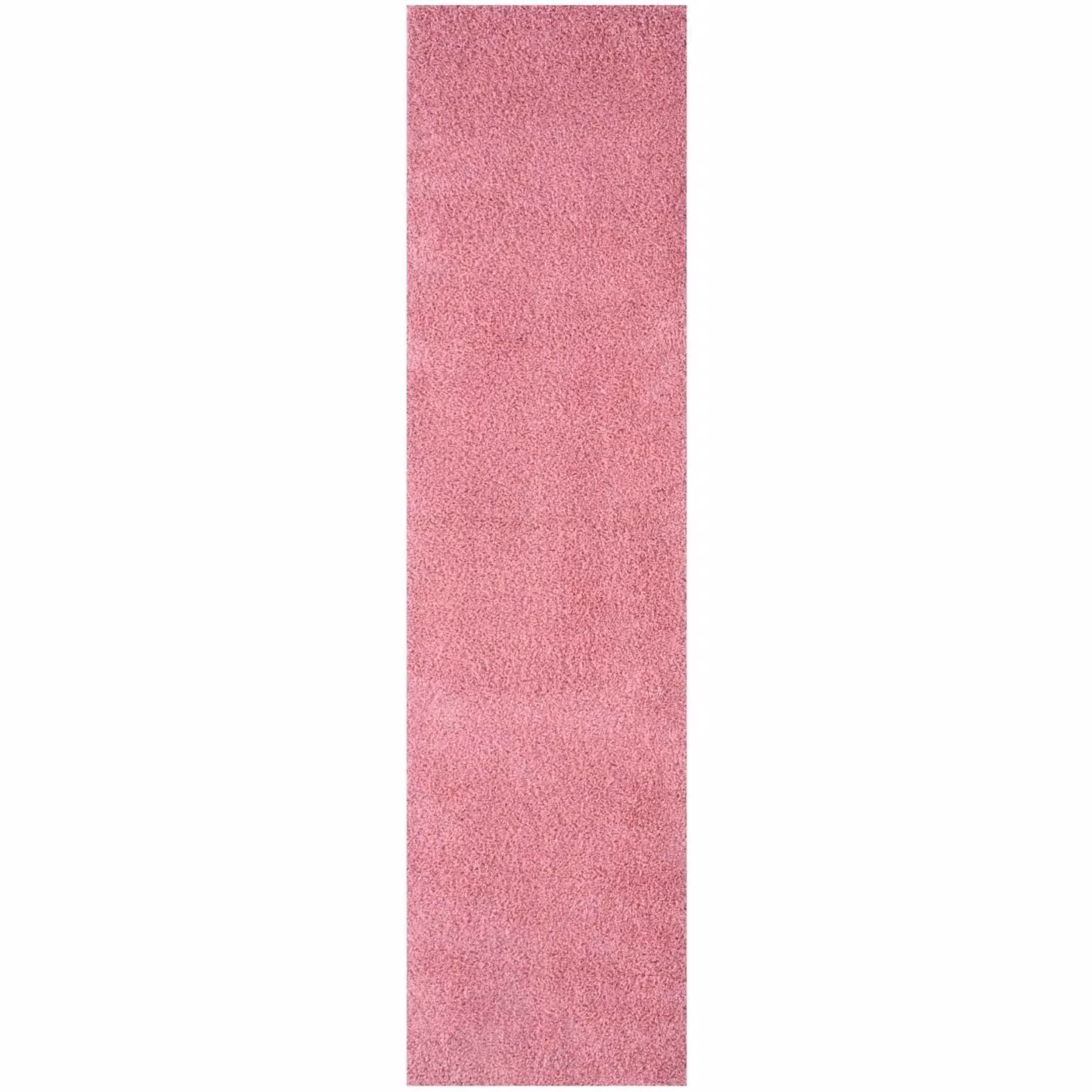 THE RUGS Soft Plain High Pile Shaggy Rug for Living Room or Bedroom, Pink, W/D: 120 x 170 cm – 3