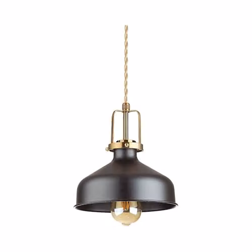 Netlighting Eris2 Indoor Dome Ceiling Pendant Lamp, Black, E27 – 1