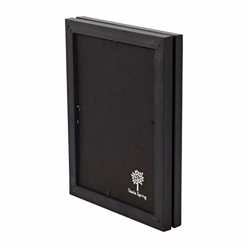 Nicola Spring Black Folding 2-Photo Frame, Rectangular Freestanding Display – 4