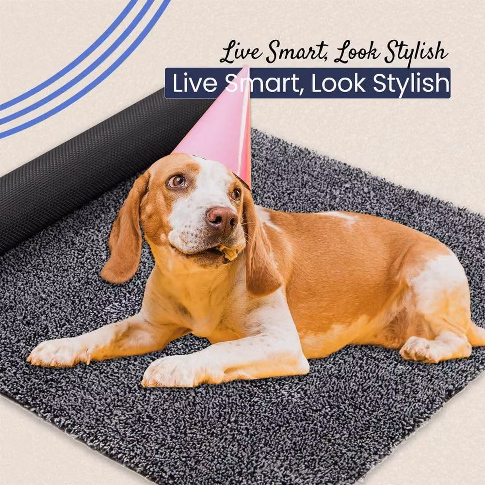 SPETLEK Absorbant Magic Super Door Mat, Dark Grey, W: 45 cm, D: 70 cm – 3