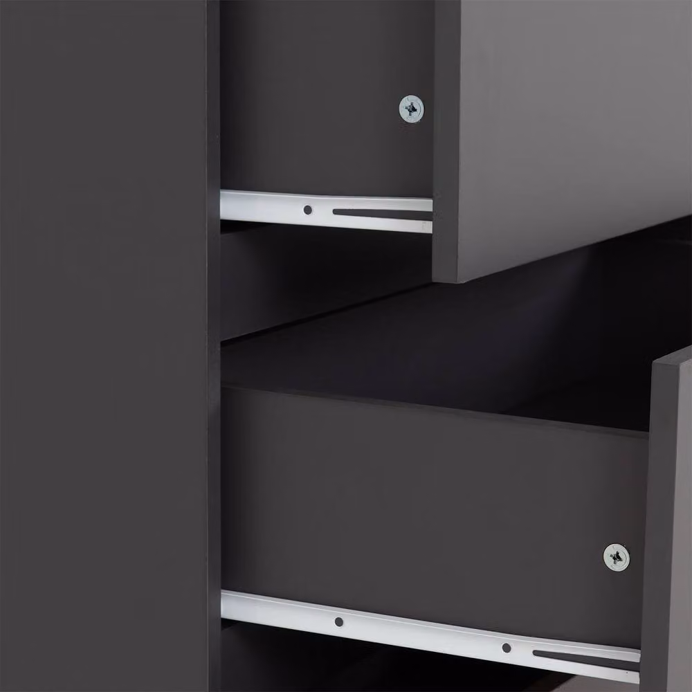 Seconique Malvern Grey 5 Drawer Chest of Drawers – 3