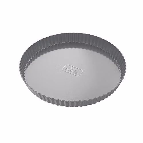 Ninja Foodi ZEROSTICK Round Non-Stick Tart Tin, Grey, Diameter: 25 cm – 1