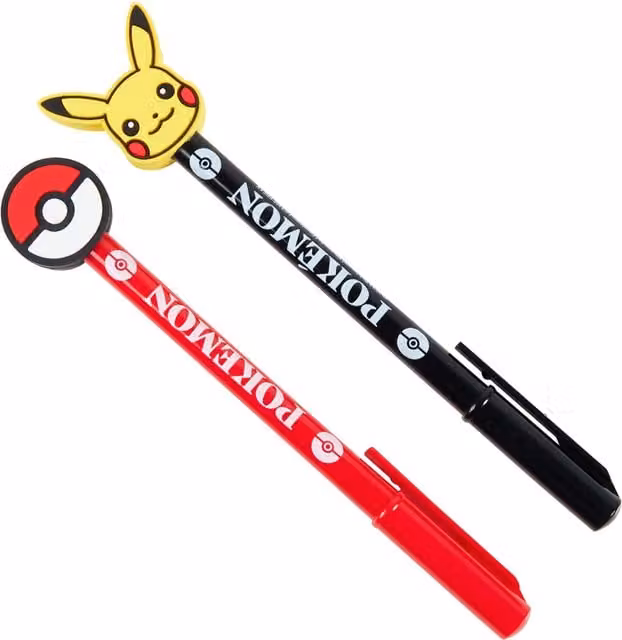 Pokemon Multicolour Novelty Pen with Plastic Topper