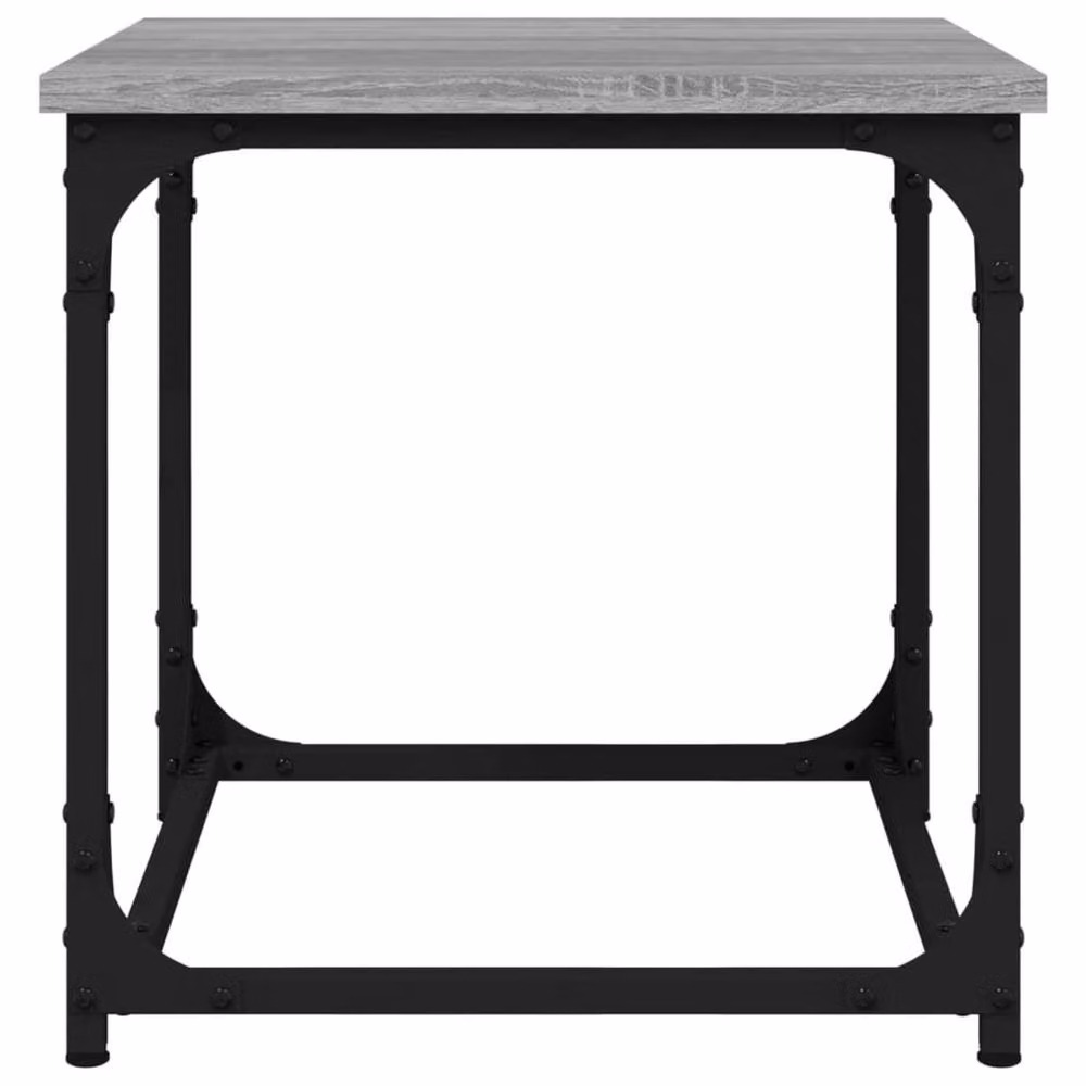 Berkfield Home Grey Sonoma Side Table, W/D/H: 40 x 40 x 40 cm – 4
