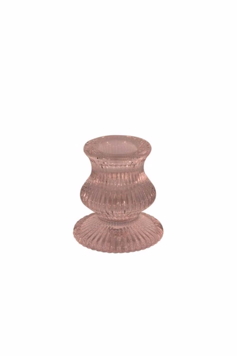 KDMD Eliza Pink Glass Taper Candle Holder, 5 Pack – 2