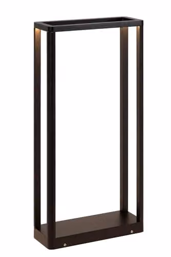 Lucide Narvik LED Bollard Light, Black Aluminium, IP65, 9.2W, 3000K Warm White
