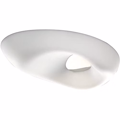 Netlighting Huevo 6 Light E27 Outdoor Ceiling Light in Polished Chrome and White IP44 – 1