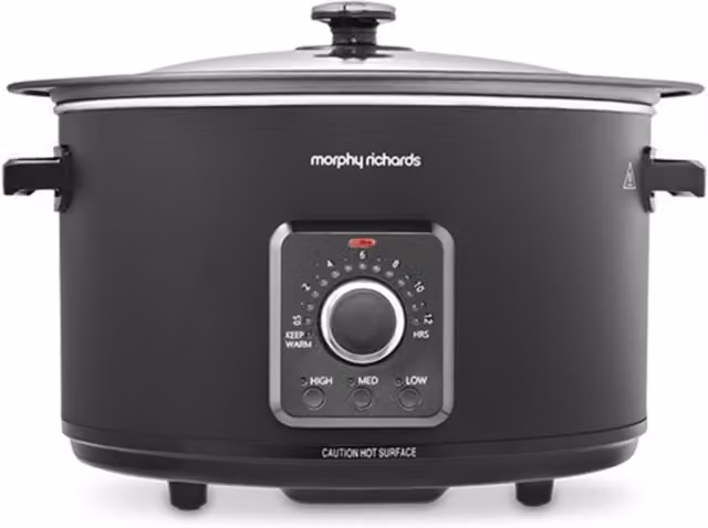Morphy Richards Easy Time 6.5L Slow Cooker in Black