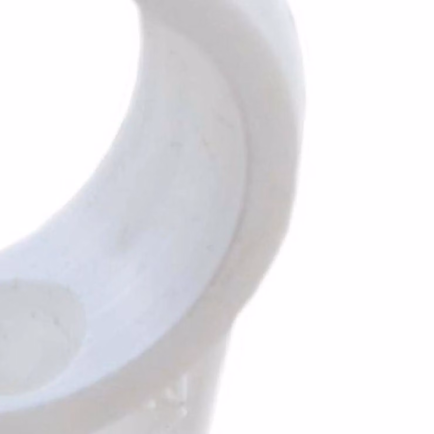 Oracstar White Plastic Pipe Clips, Pack of 8 – 2