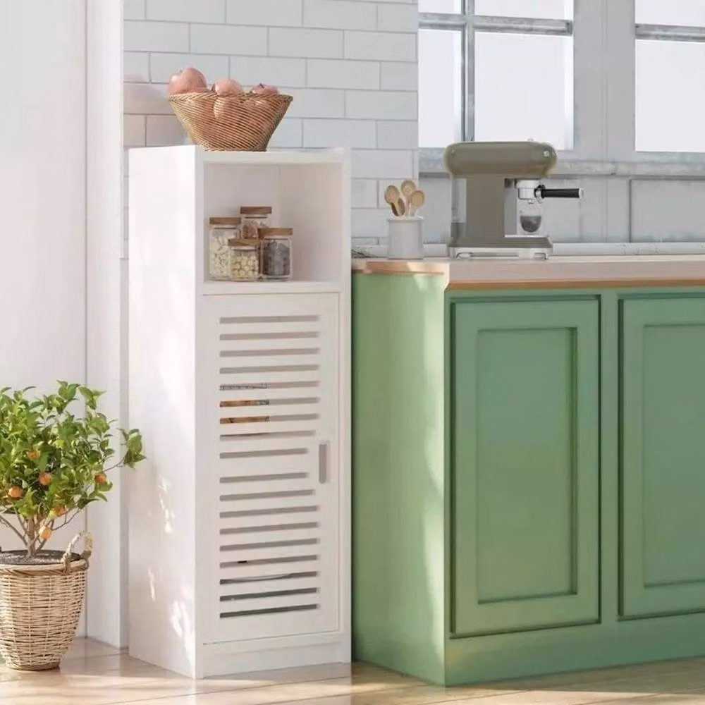 VOGREX Tall 3 Tier Ventilated Storage Cabinet in White – 2