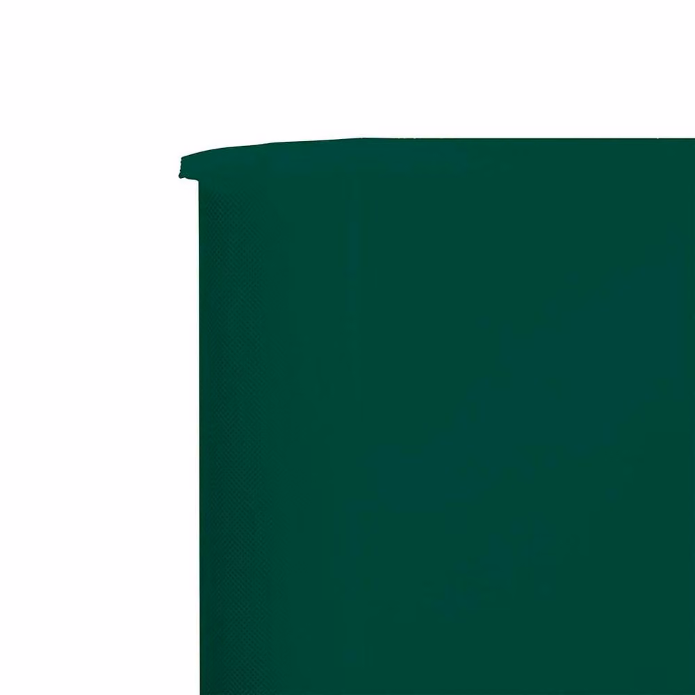 Berkfield Home 6-Panel Fabric Wind Screen Paravent, Green, W: 800 cm, H: 120 cm – 3