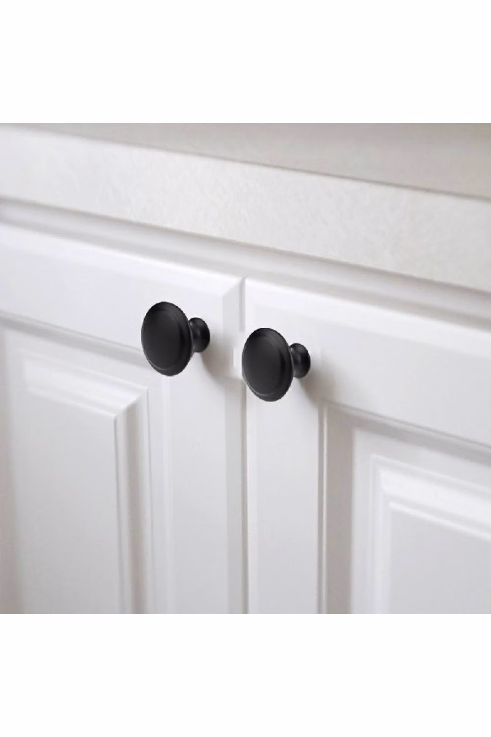 KDMD 2 Pack Matt Black Stainless Steel Cabinet and Drawer Knobs – 3