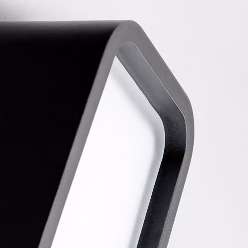 Faro Barcelona Mask Modern Square Wall Lamp in Black and Multicolour with Aluminium and Glass – 6