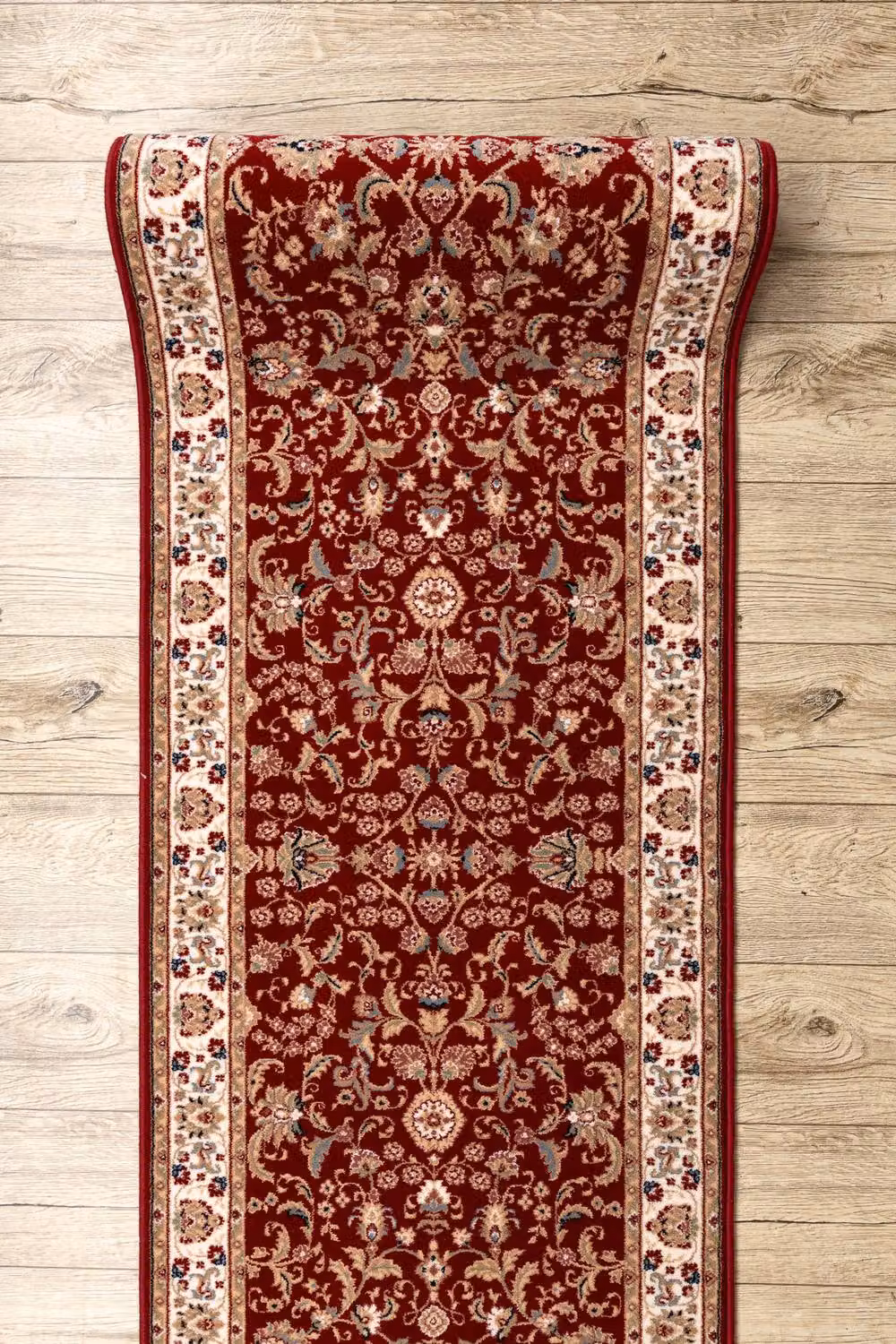 RugsX Red Wool Oriental Boho Square Rug – 4