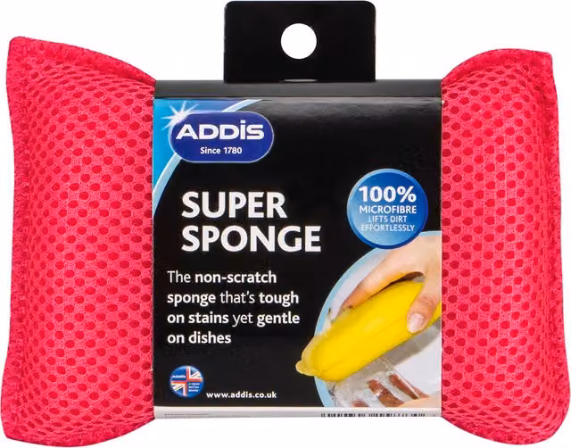 Addis Microfibre Sponge, Pink