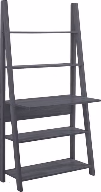 LPD Home Tiva Ladder Computer Desk in Anthracite