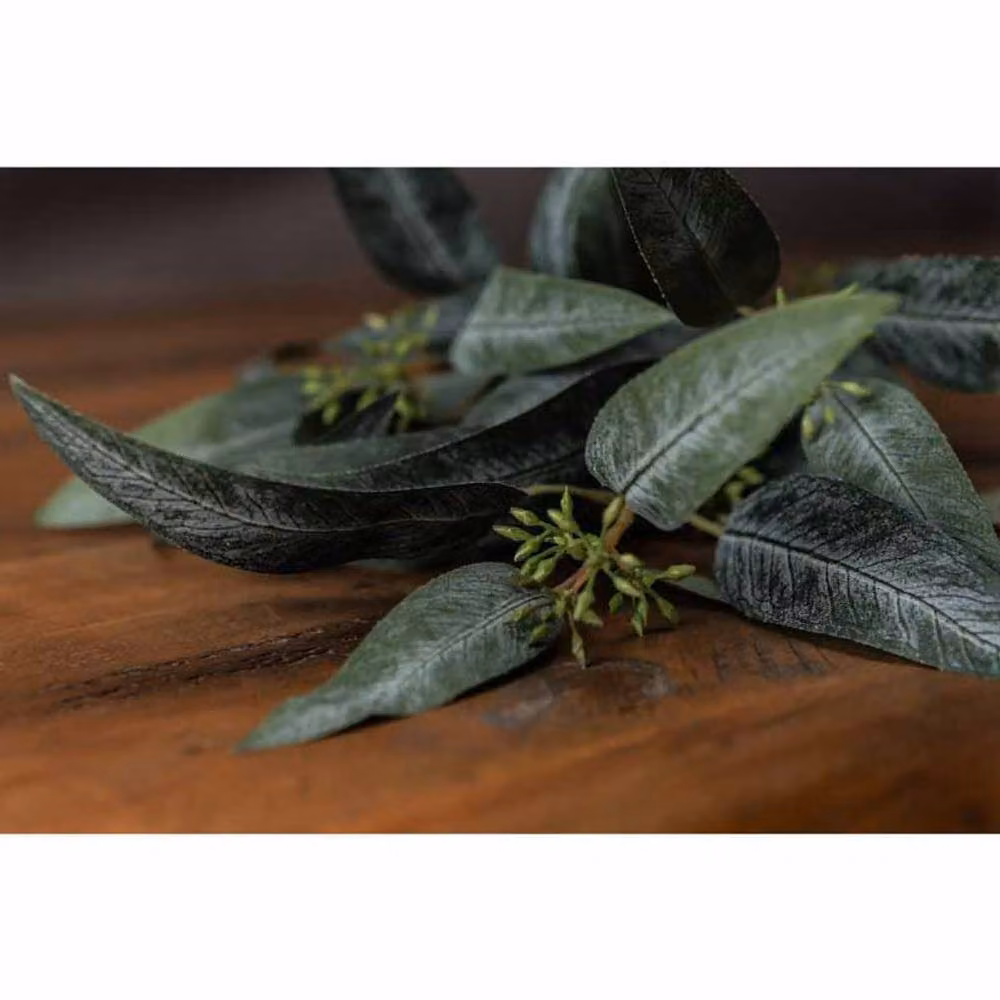 Lemon Pavilion Seeded Eucalyptus Artificial Plant Spray, Green, W: 10 cm, D: 10 cm, H: 86 cm – 3
