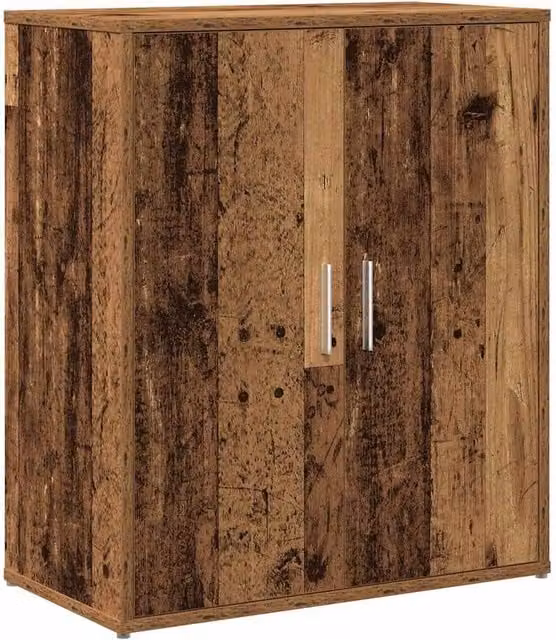 Berkfield Home Rustic Old Wood Sideboard in Brown, W/D/H: 60 x 31 x 70 cm – 1