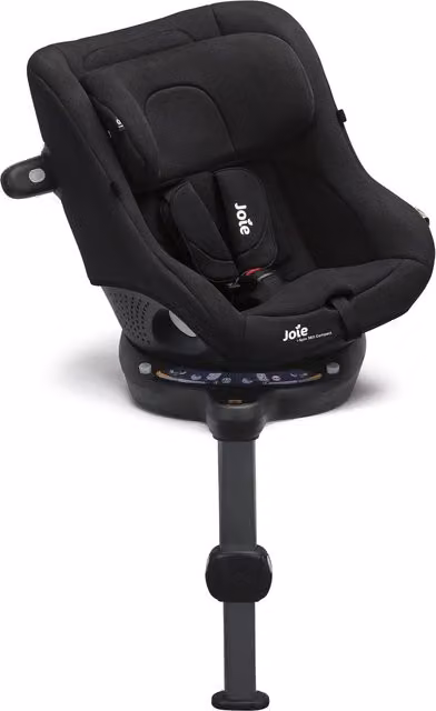 Joie i-Spin 360 Compact Rotating Car Seat with Isofix Base, Raven Black