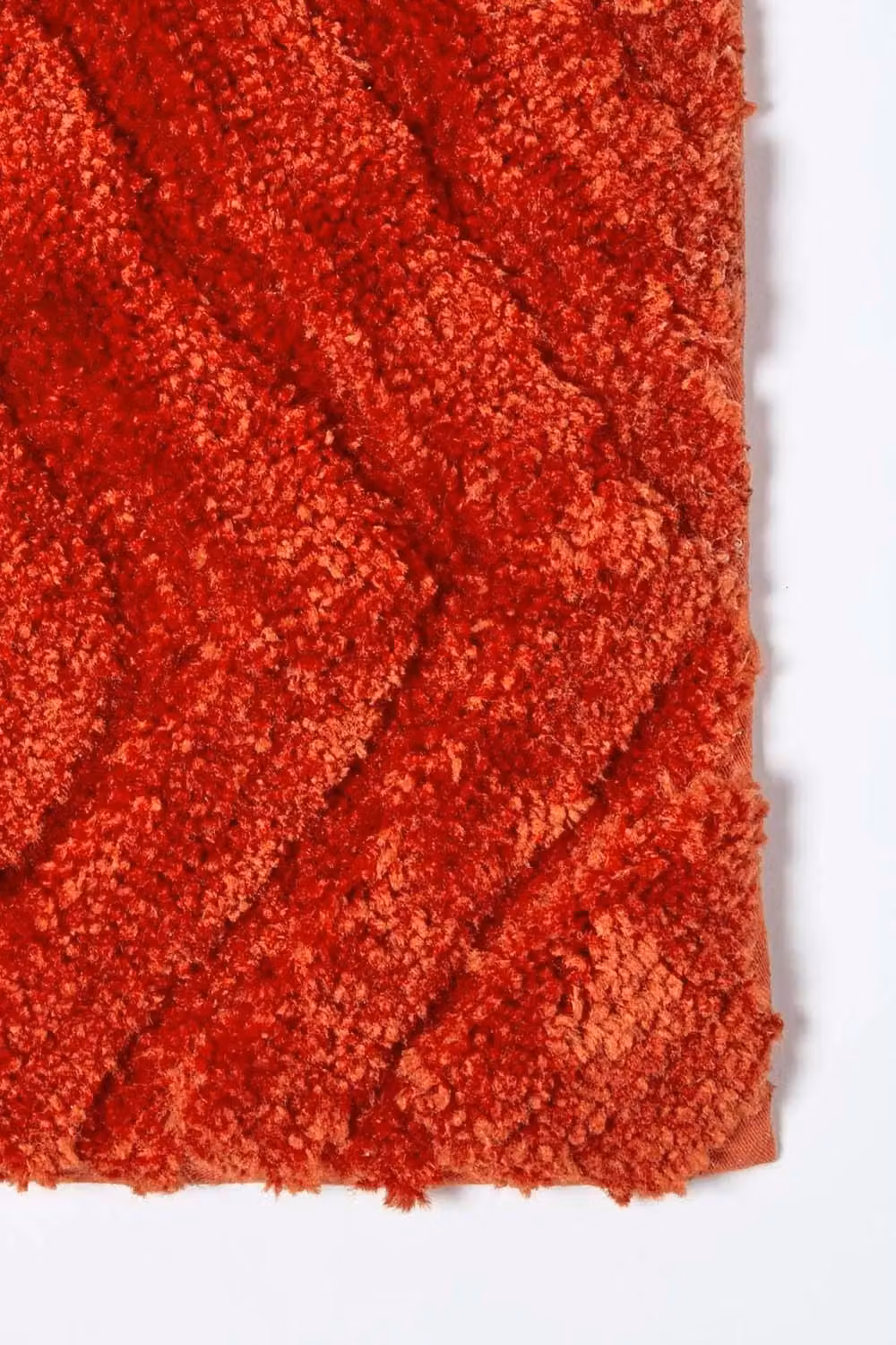 Homescapes Super Absorbent Ikat Pattern Bath Mat in Orange, W: 50 cm, D: 80 cm – 2