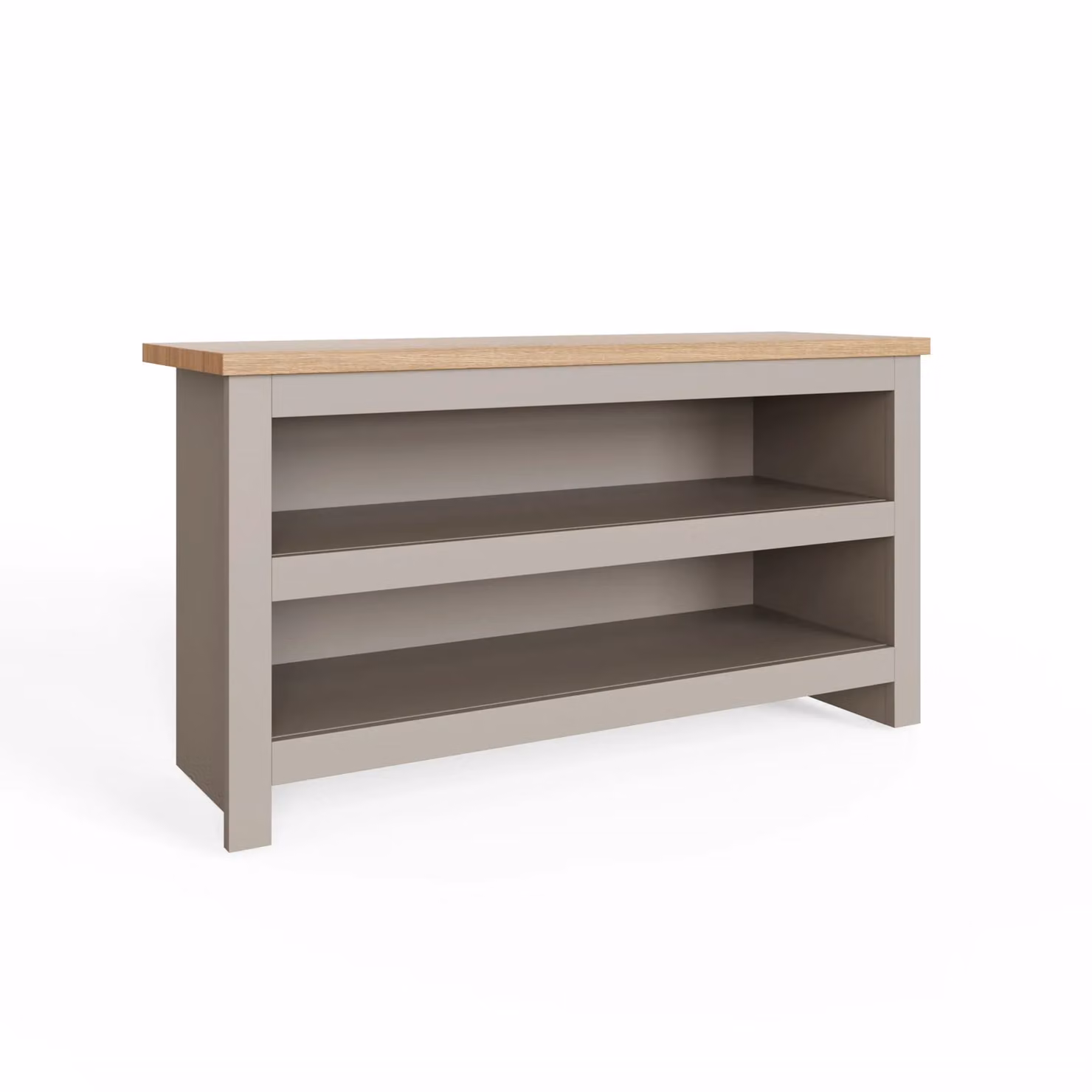 GFW Lancaster Simple Grey Shoe Rack Bench – 5