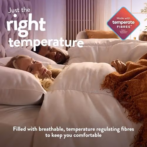 Slumberdown Climate Control King Size 13.5 Tog Winter Duvet, White, W: 225 cm, D: 220 cm – 2