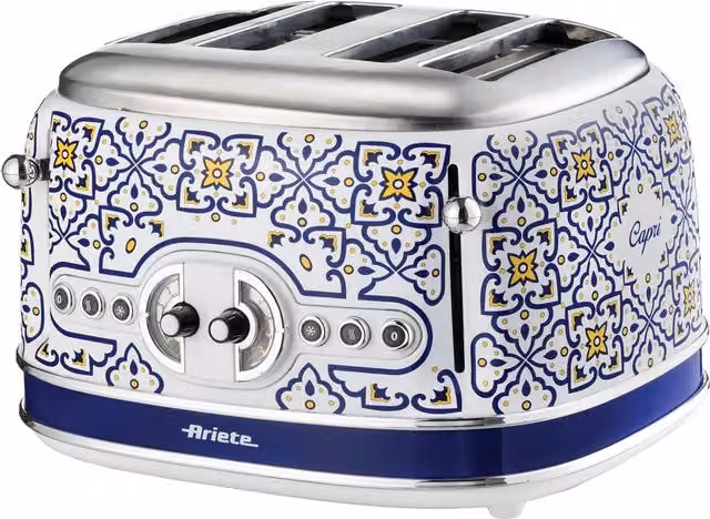Ariete Capri 4 Slice Toaster in Multicolour Stainless Steel – 2