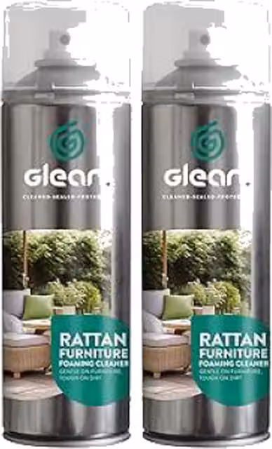 Go Glean Rattan Furniture Foaming Cleaner in Yellow and Multicolour