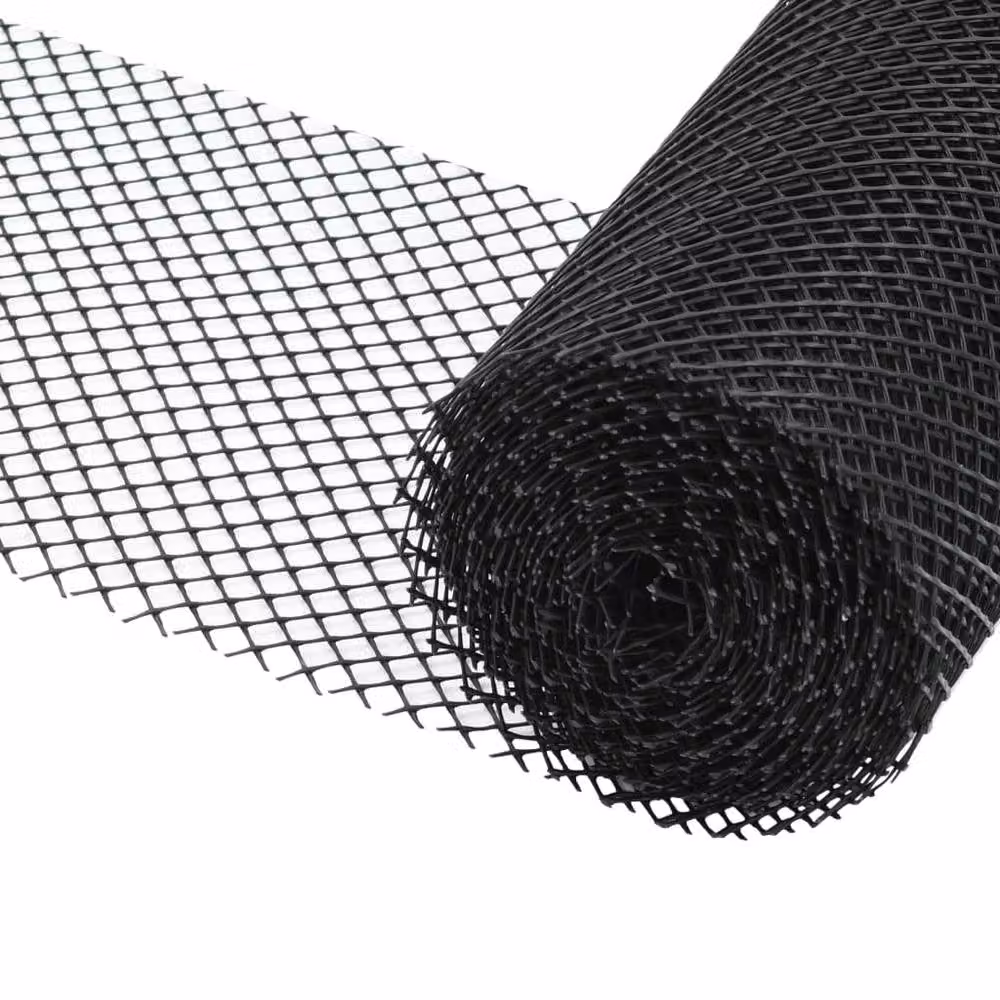 Berkfield Home 4 Piece Gutter Mesh with Clips in Black and Multicolour – 3