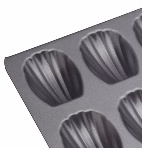 MasterClass Non-Stick 12 Hole Madeleine Pan in Black and Grey – 4