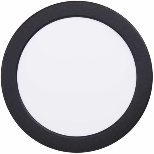 Loops Modern Black LED Ceiling Light, 10.5W, IP44 Rated – 1
