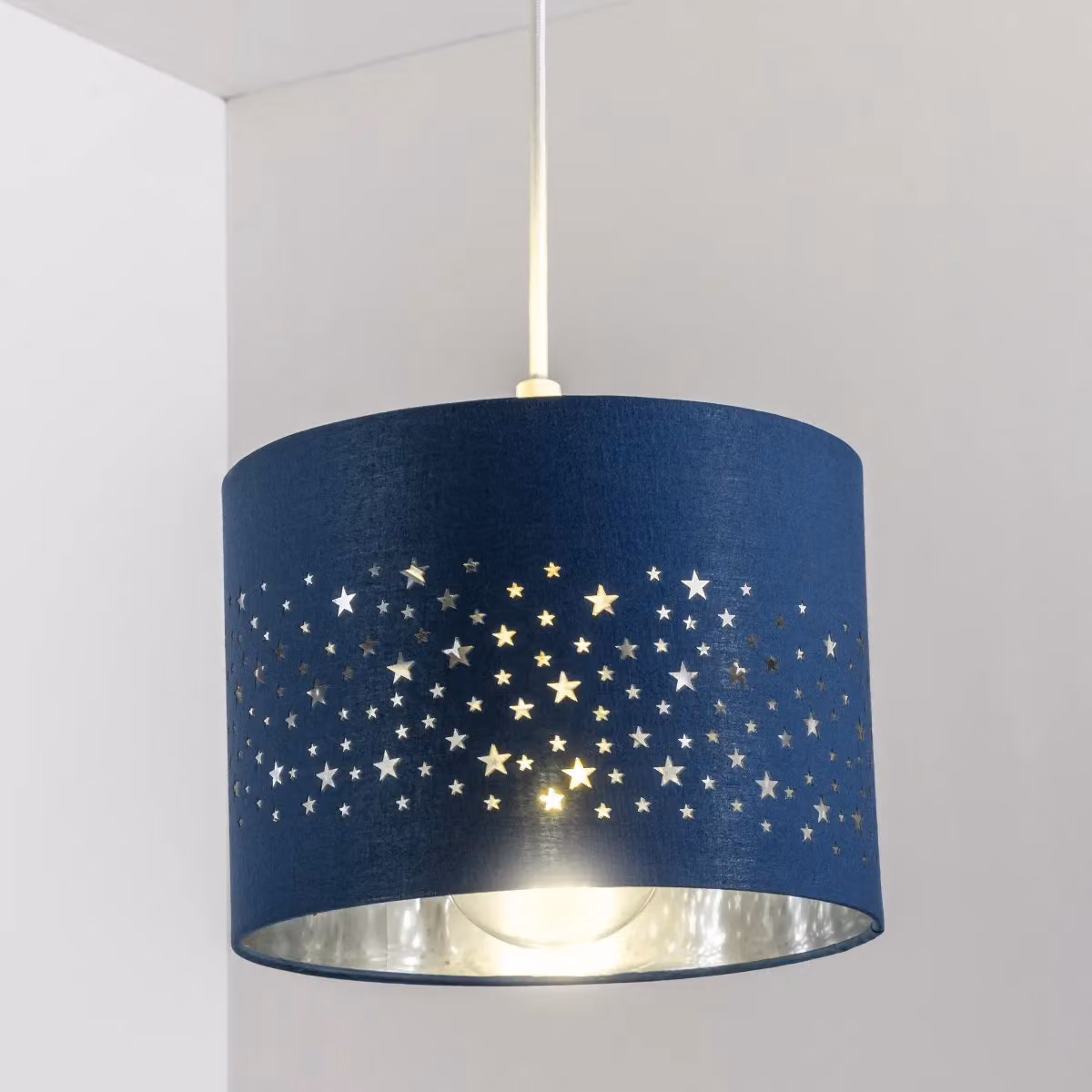CGC Lighting Stardust Navy Blue Star Easy Fit Ceiling Lamp Shade – 2