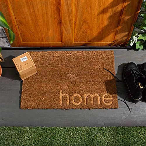 Nicola Spring Brown Coir Door Mat, W: 60 cm, D: 40 cm – 2
