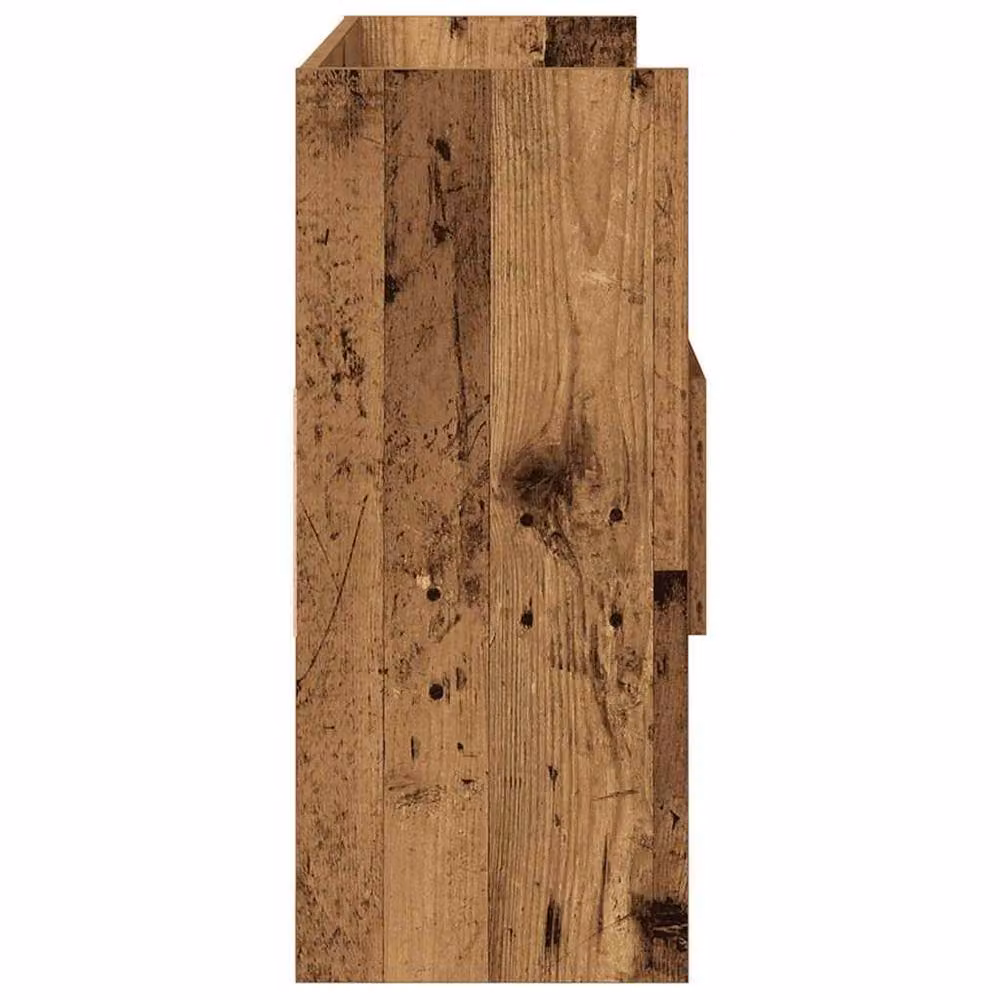 Berkfield Home Rustic Old Wood Sideboard in Brown, W/D/H: 105 x 30 x 70 cm – 5