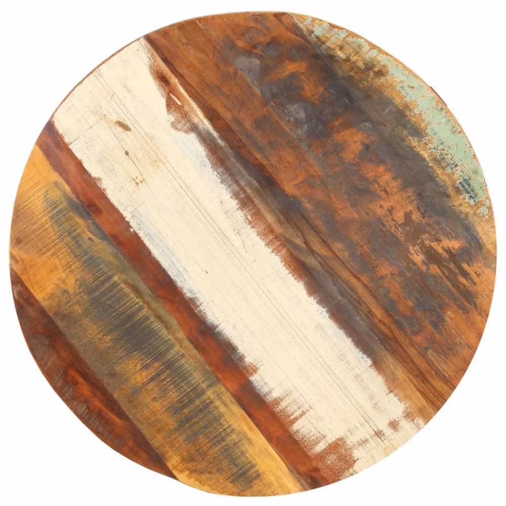 Berkfield Home Industrial Side Table in Brown Solid Reclaimed Wood, W/D/H: 68 x 68 x 56 cm – 2